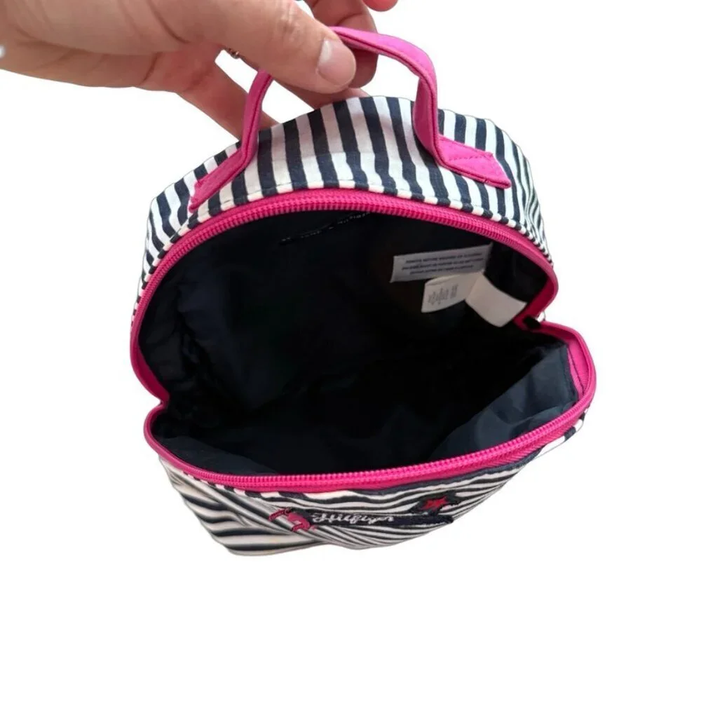 Tommy Hilfiger Pink Striped Stars Girls Mini Backpack